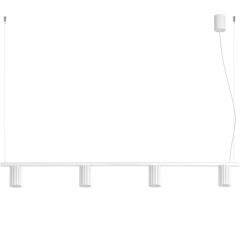 Sollux Lighting Karbon lampada sospesa 4x10 W bianco SL.2711