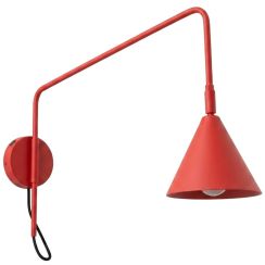 Sollux Lighting Nox lampada da parete 1x10 W rosso SL.2503