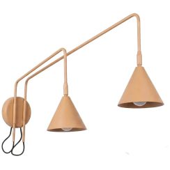 Sollux Lighting Nox lampada da parete 2x10 W oro SL.2508