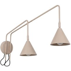 Sollux Lighting Nox lampada da parete 2x10 W grigio SL.2512