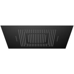 Steinberg 390 soffione doccia 80x60 cm rettangolare nero 390 6831 S