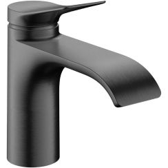 Hansgrohe Vivenis rubinetto per lavabo verticale cromo-nero 75014340