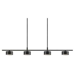 Nordlux Clyde lampada sospesa 4x5 W nero 2512783003