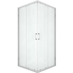 New Trendy New Varia box doccia 90x90 cm quadrato cromo lucida/vetro trasparente K-5145