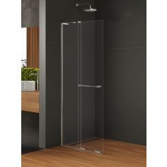 New Trendy Smart parete doccia walk-in 120 cm cromo lucida/vetro trasparente EXK-6625-WL