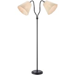 Markslöjd Veya lampada da terra 2x60 W nero-beige 109300