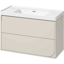 Set armadietto Cersanit Crea II S1058–027, lavabo Cersanit Crea K114-018