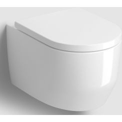 Clou InBe vaso wc con copriwater a discesa lenta sospeso senza brida bianco lucida IB/04.02260