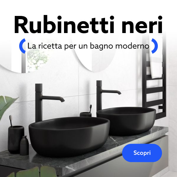 Rubinetti neri: la ricetta per un bagno moderno