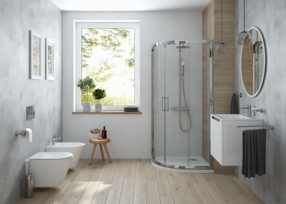 Bagno in stile scandinavo