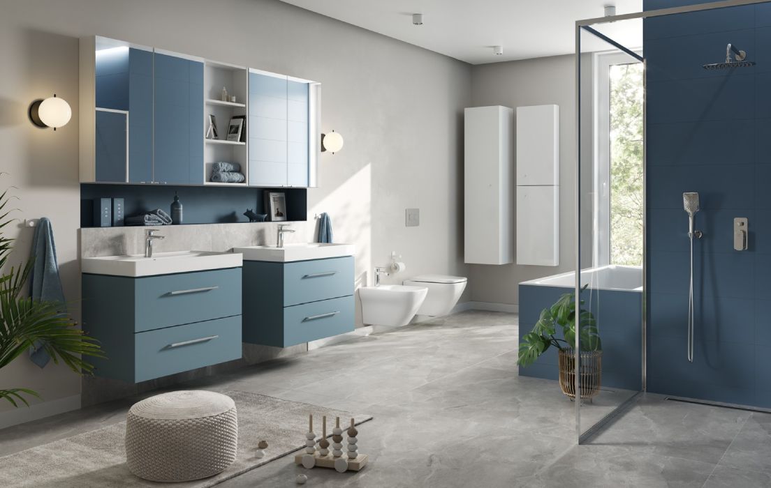 Bagno blu